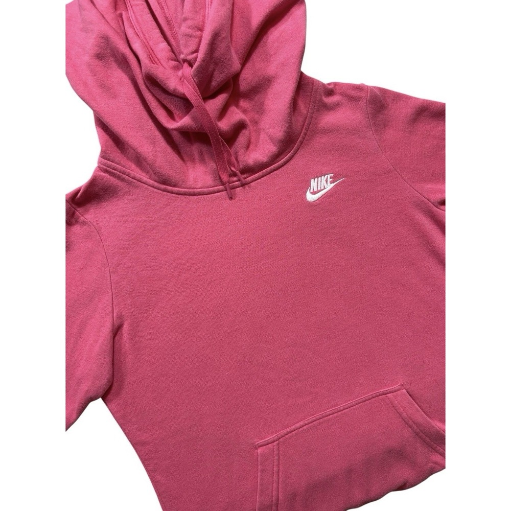 Nike Women's Sportswear Funnel-Neck‎ Hoodie Size XS Pink -2076